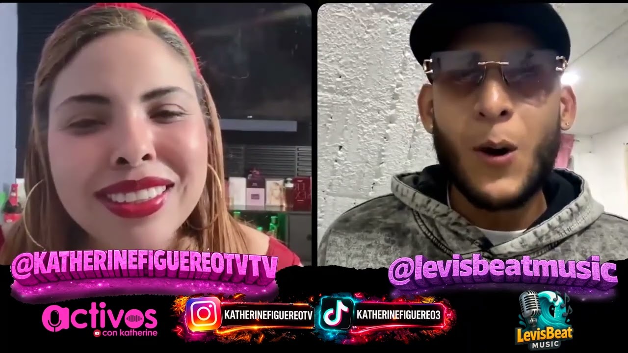 Katherine entrevistando a un artista en Activos
