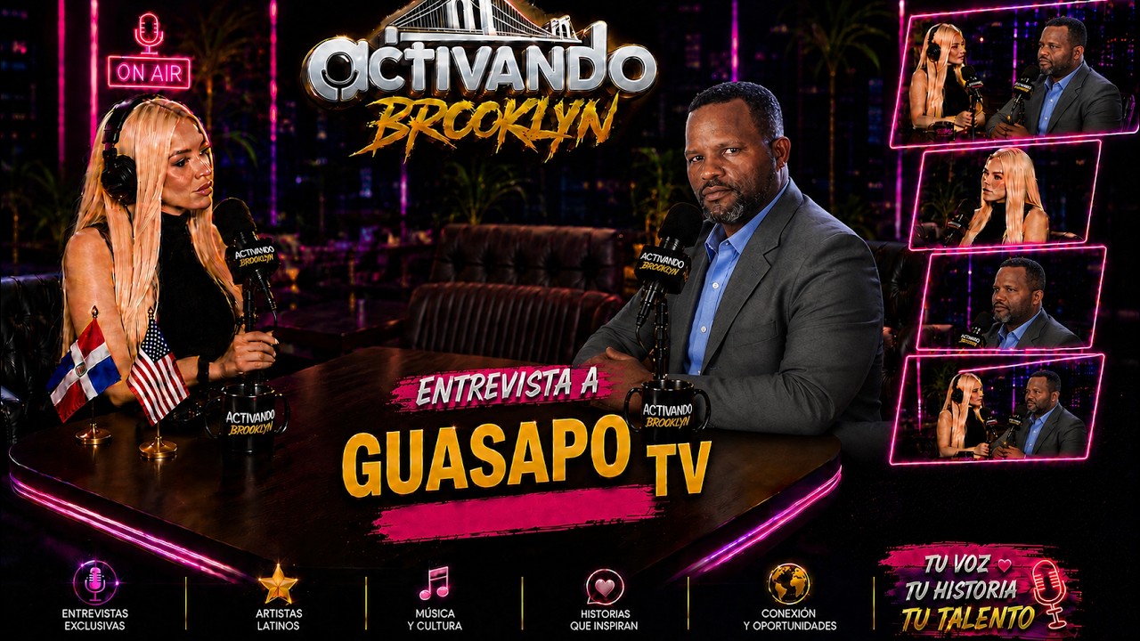 Katherine entrevista a Guasapo TV en Activando Brooklyn
